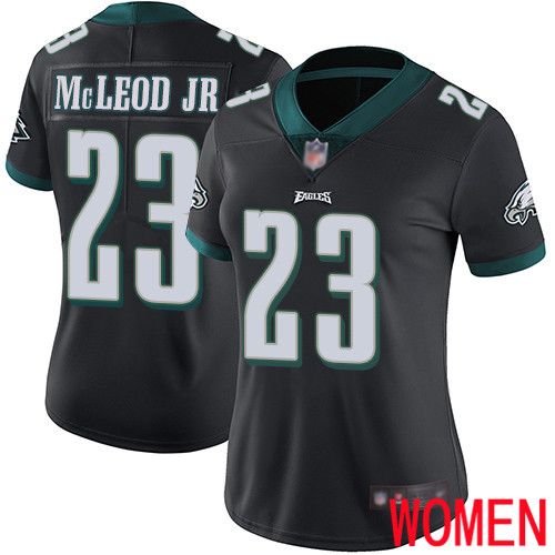 Women Philadelphia Eagles #23 Rodney McLeod Black Alternate Vapor Untouchable NFL Jersey Limited Player
